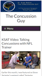 Mobile Screenshot of concussionguy.com
